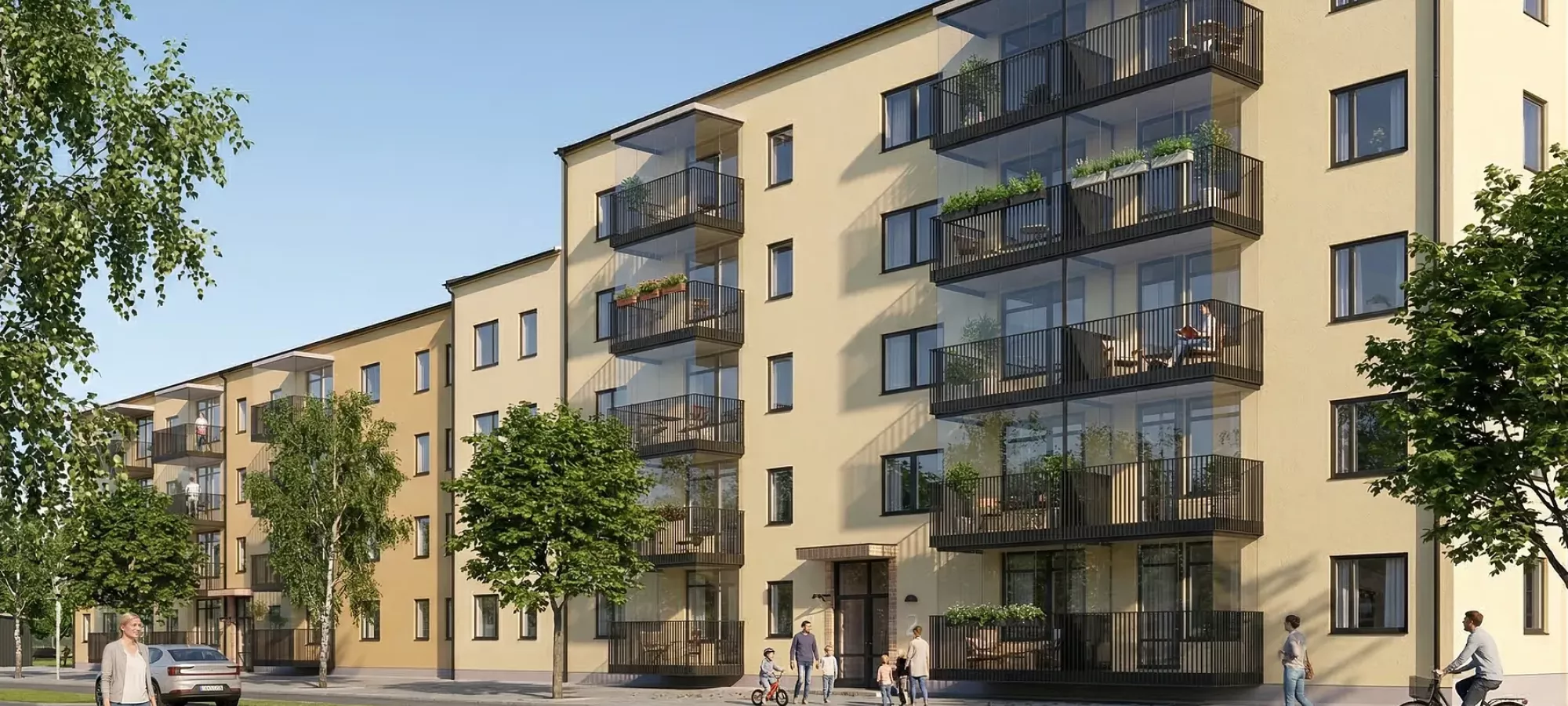 Nytt bostadskvarter i Lyckeby